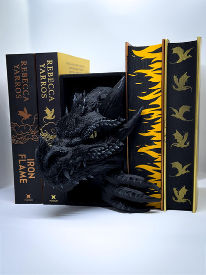 Book Nook cu Dragon – Colț Magic pentru Biblioteca Ta