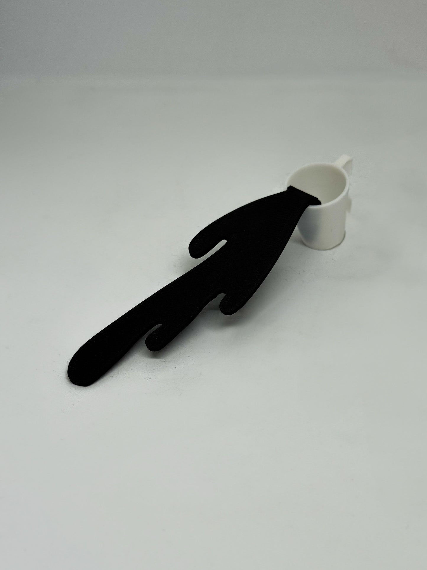 Semn de carte 3D – Cana cu cafea curgătoare