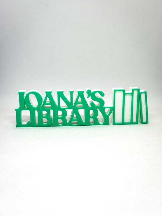 Suport personalizat pentru bibliotecă – (Numele tau)’s Library