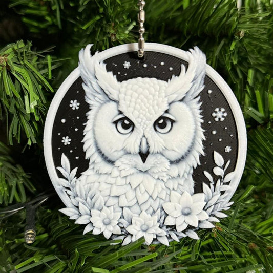 Ornament de Brad "Bufnița"